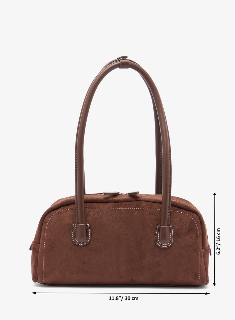 جلاموروس حقيبة كتف من جلد الغزال الصناعي - Image 5